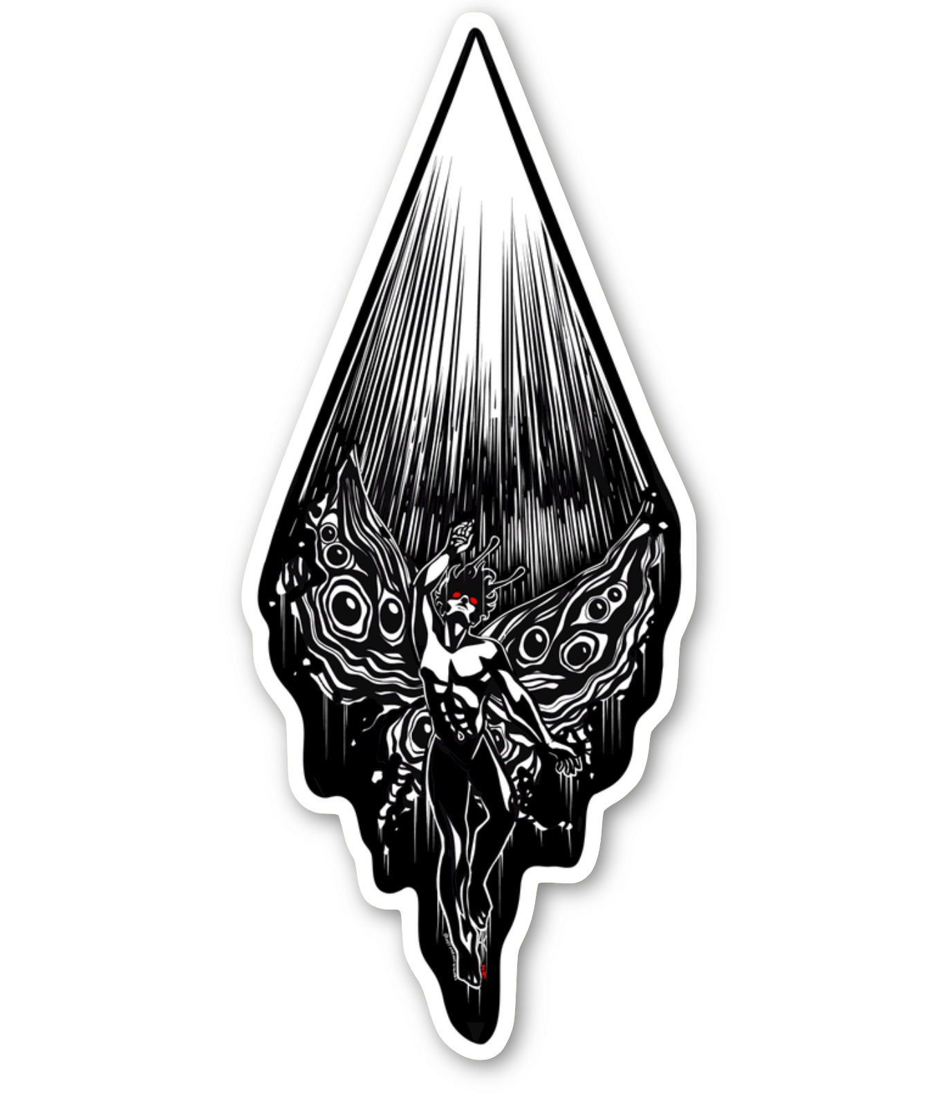 I Can't Help It - Mothman Sticker