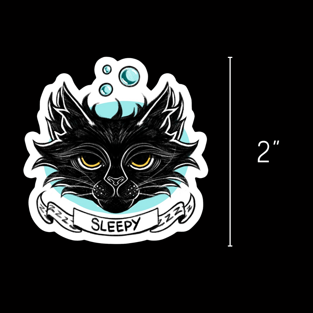 HONEYCAT - ZZZ - Vinyl Sticker