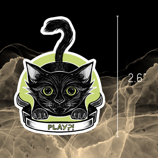 HONEYCAT - PLAY? - Vinyl Sticker