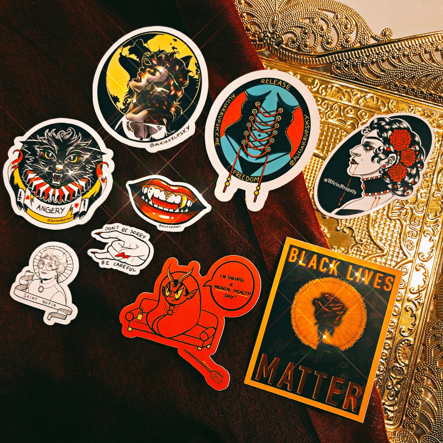 Satan’s Mental Health Day - Vinyl Sticker
