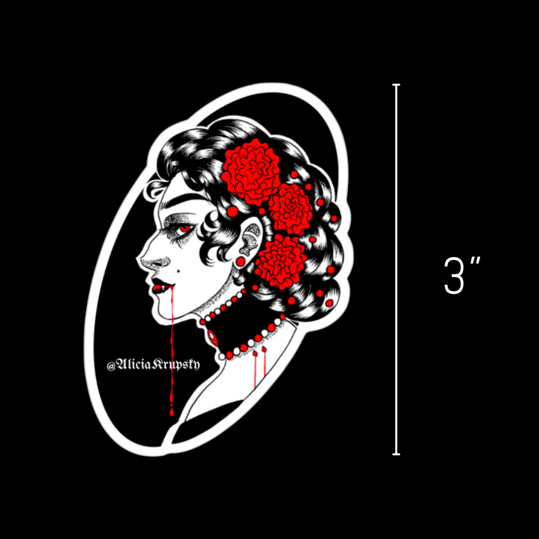 Vampire - Vinyl Sticker