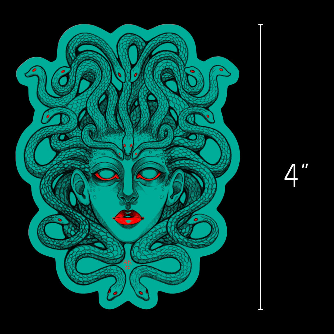 Medusa - Greek mythology' Sticker